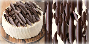 Украшение торта: кора из шоколада